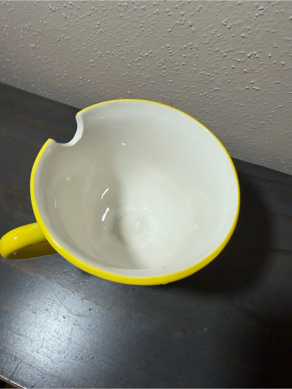 Disney Chip Ceramic Coffee Mug with Yellow Trim NWT